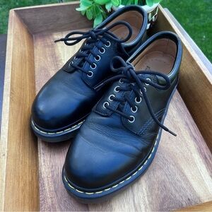 Dr. Martens Doc 11849 Crazy Horse Black Leather Mens Oxfords Shoes US 8